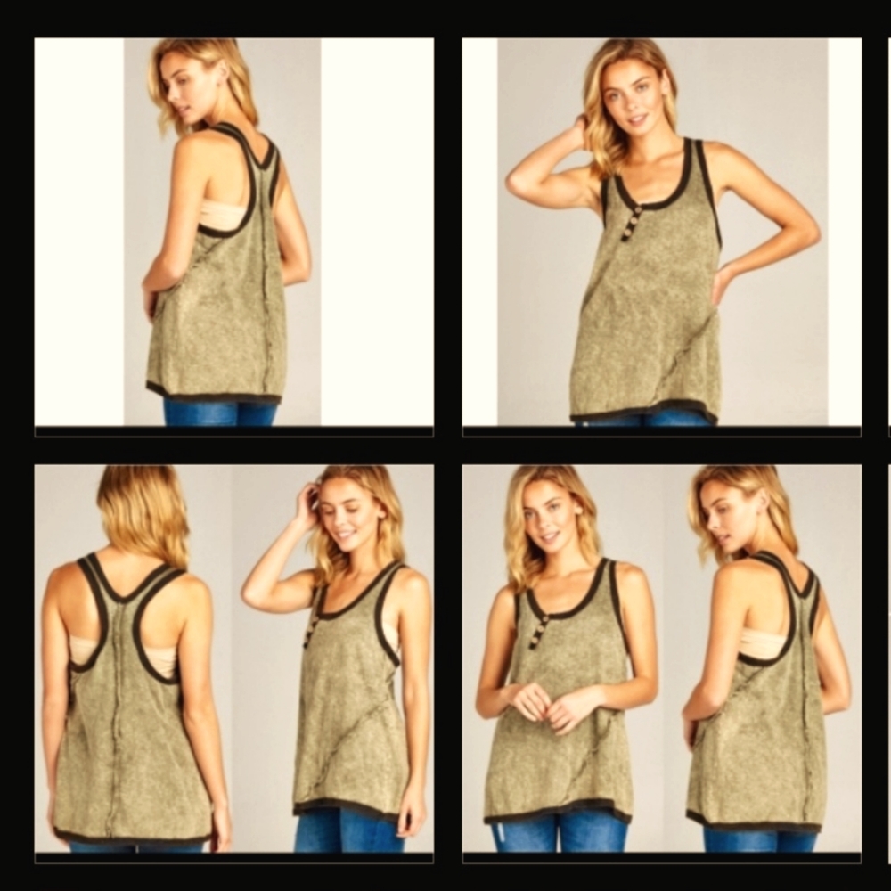 Olive Tank Top